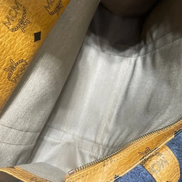 MCM Tan Leather Shoulder Bag - Picture 11 of 15